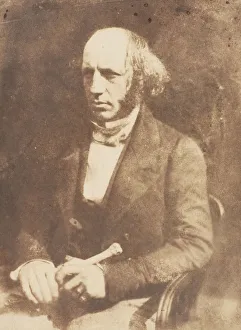 Adamson Hill And Prints: Campbell of Monzie, 1843-47. Creators: David Octavius Hill, Robert Adamson