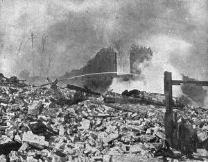 Destroyed Prints: In Canada: The Halifax Explosion The mills of Gurney finish burning