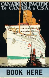 Communication Design Prints: Canadian Pacific, to Canada & U.S.A, 1933. Creator: Shoesmith, Kenneth Denton (1890-1939)