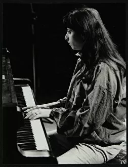 Hertfordshire Gallery: Canadian pianist Renee Rosnes playing at the Hertfordshire Jazz Festival, St Albans, 1993