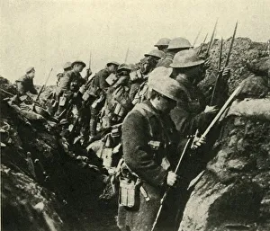 Western Front Gallery: Canadian soldiers on the Somme, northern France, First World War, c1916, (c1920). Creator: Unknown