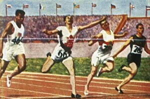 Olympic Games Collection: Canadian sprinter Percy Williams, 1928. Creator: Unknown