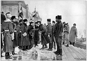 Ottawa Gallery: Canadian troops about to leave for the Boer War, 1900
