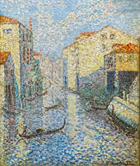 Laguna Veneta Prints: Un canal à Venise, 1899. Creator: Cross; Henri Edmond (1856-1910)