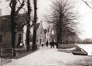 Canal bank, Broek, Netherlands, 1898. Artist: James Batkin
