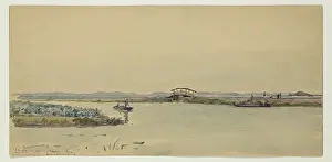 1885 Prints: Canal Near Ruysburg, 1885. Creator: Carel Nicolaas Storm