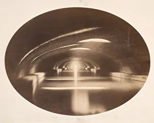 Subterranean Prints: Canal St. Martin, 1860. Creator: Franck