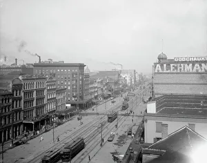 Rail Road Prints: Canal Street, New Orleans, Louisiana, between 1900 and 1910. Creator: Unknown
