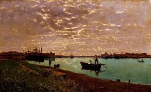 Ciardi Gallery: Canale della Giudecca, 1881