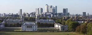 Canary Wharf from Greenwich Park, London, 2009