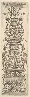 Daniel Collection: Candelabra grotesque, ca. 1485-1536. Creator: Daniel Hopfer