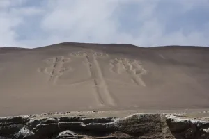 Candelabra, Paracas, Peru, 2015. Creator: Luis Rosendo