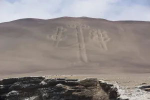 Candelabra, Paracas, Peru, 2015. Creator: Luis Rosendo
