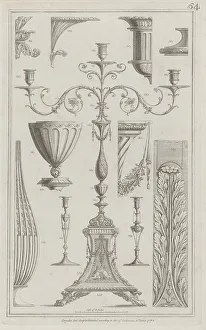 Vessels Prints: Candelabra, Vessels and Ornament, nos