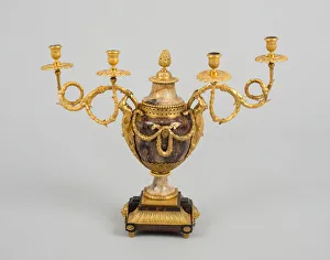 Candelabrum, Birmingham, c. 1770. Creators: Matthew Boulton, John Fothergill Candelabrum, Birmingham, c. 1770. Creators: Matthew Boulton, John Fothergill