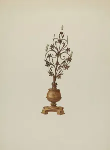 Candelabrum, c. 1937. Creator: Robert W. R. Taylor