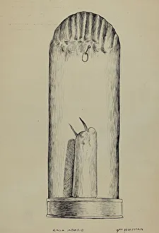 Hoffman William Prints: Candle Holder, 1935/1942. Creator: William Hoffman