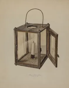 Fernekes Max Prints: Candle Lantern, 1938. Creator: Max Fernekes