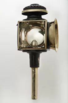 Candle Collection: Candle powered carriage lamp 1900. Creator: Unknown