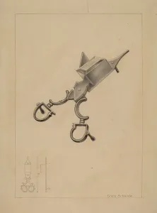 Candlesnuffer Prints: Candle Snuffer, c. 1937. Creator: Erwin Schwabe