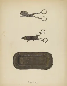 Candlesnuffer Prints: Candle Snuffer, Trimmer & Tray, c