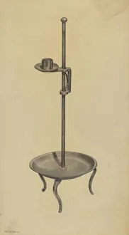Candles Gallery: Candle Stand, 1939. Creator: Gordon Sanborn