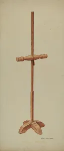 Candle Stand, c. 1938. Creator: Paul Ward