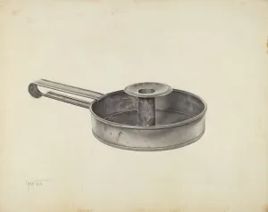 Tuccio Amelia Prints: Candlestick, 1935/1942. Creator: Amelia Tuccio