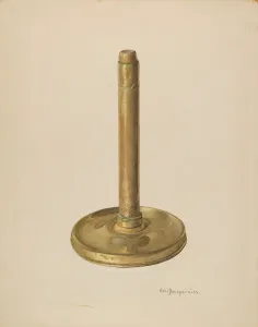 Candlestick, 1935 / 1942. Creator: Carl Buergerniss