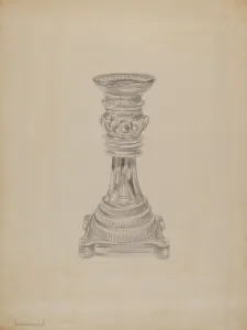 Candlestick, 1935 / 1942. Creator: Gertrude Lemberg