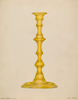Candlestick, 1935 / 1942. Creator: Henry Meyers