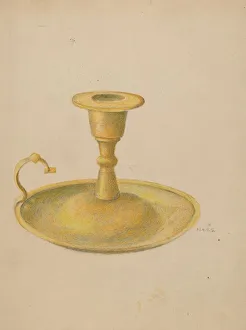 Candlestick, 1935 / 1942. Creator: Margaret Stottlemeyer