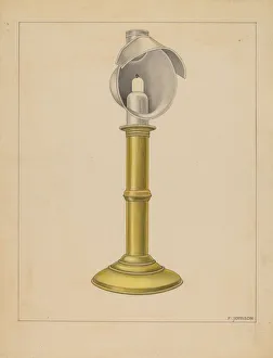 Johnson Philip Prints: Candlestick, 1935 / 1942. Creator: Philip Johnson