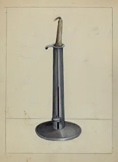 Candlestick, 1936. Creator: Holger Hansen