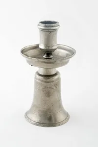 Candlestick on Bell-Shaped Base, Netherlands, 17th century. Creator: Unknown Candlestick on Bell-Shaped Base, Netherlands, 17th century. Creator: Unknown