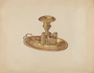 Candlestick, c. 1936. Creator: Dorothy Posten