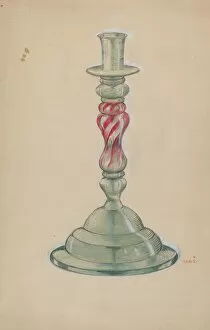 Candleholder Gallery: Candlestick, c. 1936. Creator: Margaret Stottlemeyer