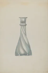 Candlestick, c. 1937. Creator: Beulah Bradleigh