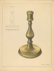 Candlestick, c. 1937. Creator: Philip Johnson