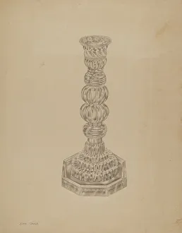 Candlestick, c. 1938. Creator: John Dana