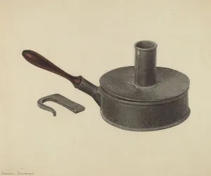Sanborn Gordon Prints: Candlestick, c. 1939. Creator: Gordon Sanborn