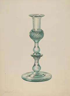 Candlestick Gallery: Candlestick, c. 1939. Creator: Michael Fenga