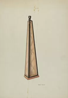 Albert Pratt Collection: Candlestick (Ecclesiastical), c. 1939. Creator: Albert Pratt