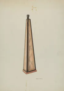 Candlestick (Ecclesiastical), c. 1939. Creator: Albert Pratt