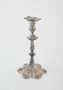 Organic Prints: Candlestick, London, 1762 / 63. Creator: Ebenezer Coker