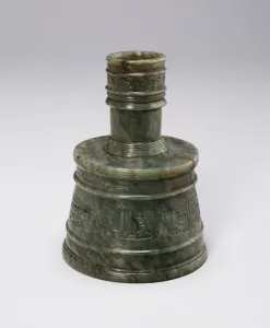 Candlestick Gallery: Candlestick (Sham dan) with Titular Inscription, 15th century. Creator: Unknown