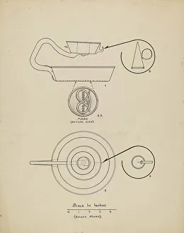 Francis Law Durand Prints: Candlestick with Snuffer, 1935/1942. Creator: Francis Law Durand