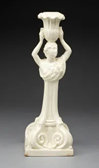 Candlestick, Yorkshire, 1780 / 1800. Creator: Leeds Pottery