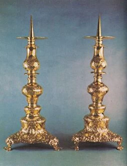 Crown Jewels Gallery: Candlesticks, c.1662, 1953