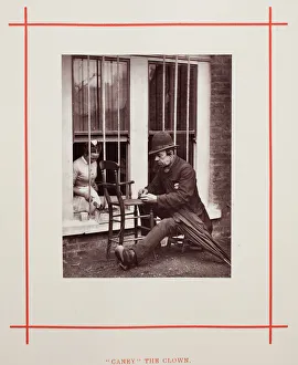 Mending Collection: Caney the Clown, 1877. Creator: John Thomson